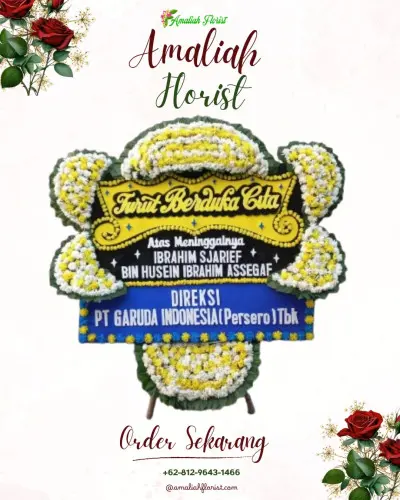 Papan Bunga Duka di Buliide