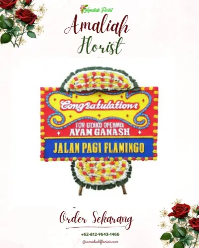 Bunga Papan Congratulation di Buliide